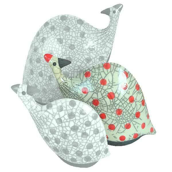 Guinea Fowl Red Medium