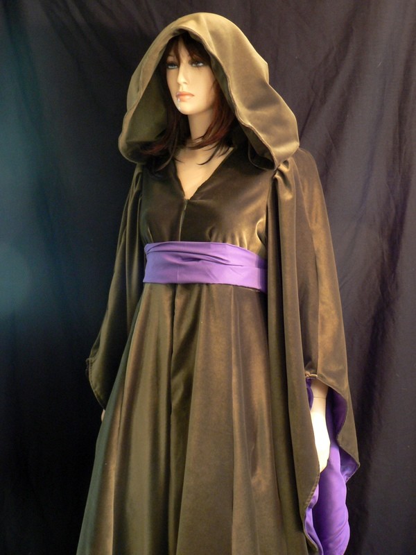 Padme Green Cut Velvet Dress