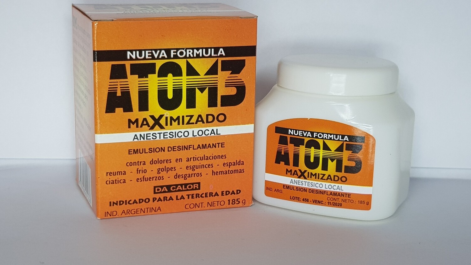 Gel desinflamante Atom3