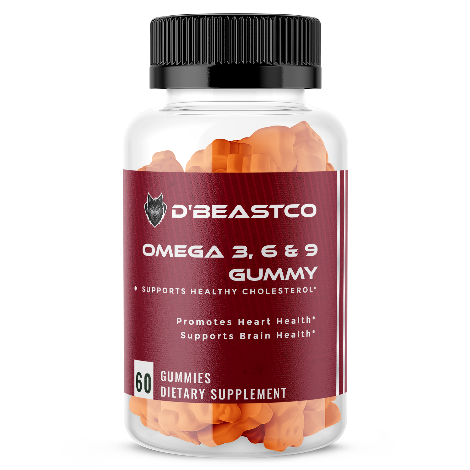 dBeastco Omega 3, 6, and 9 Gummy