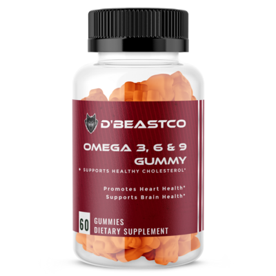 dBeastco Omega 3, 6, and 9 Gummy