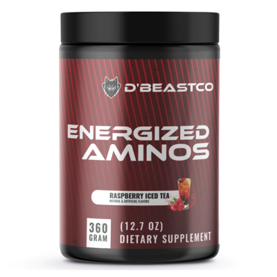 dBeastco Energized Aminos - Raspberry Iced Tea