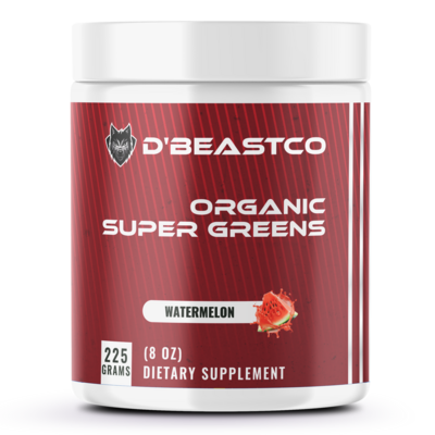 dBeastco Organic Super Greens - Watermelon