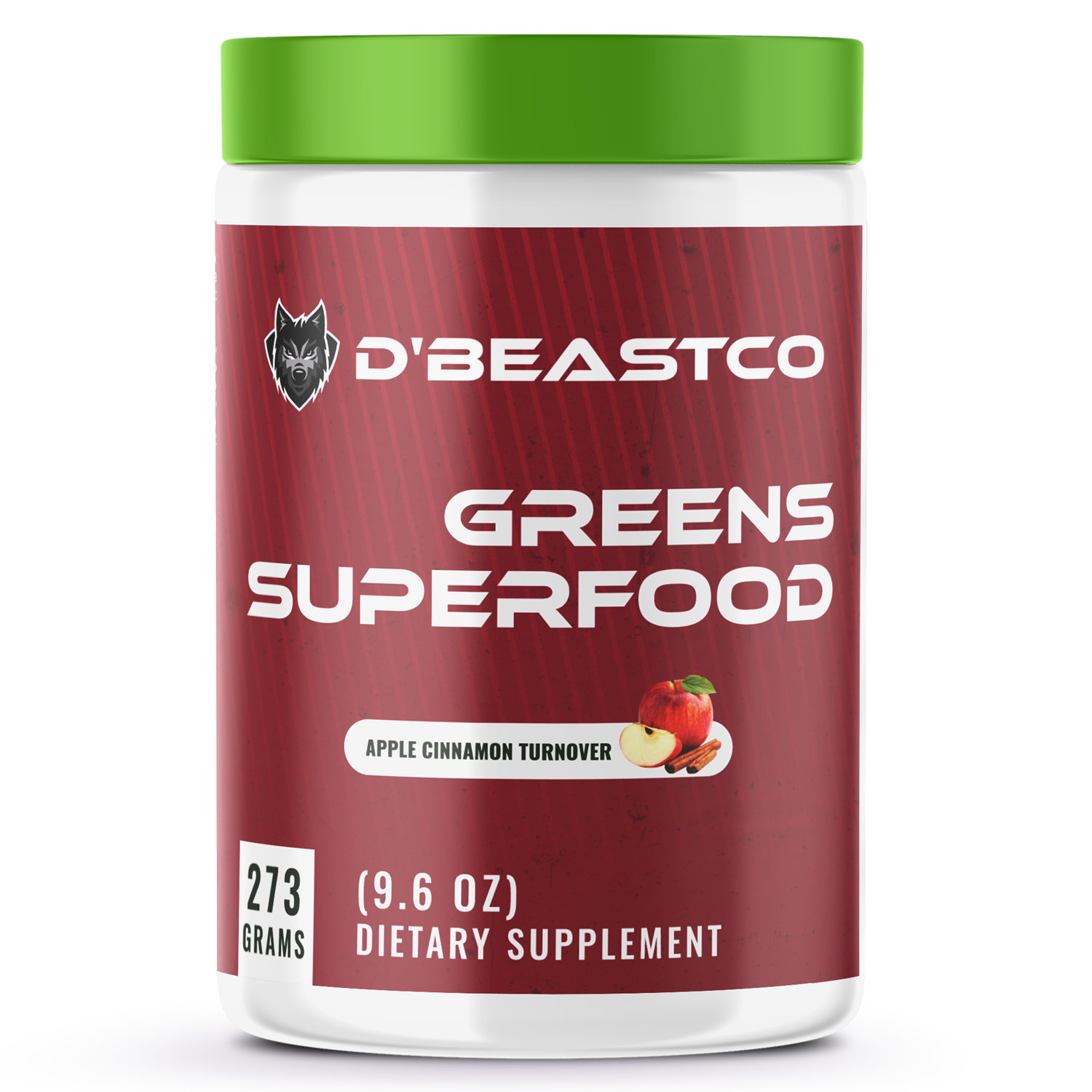 dBeastco Green Superfood Apple Cinnamon