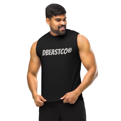 dBeastco Black / White Muscle Shirt