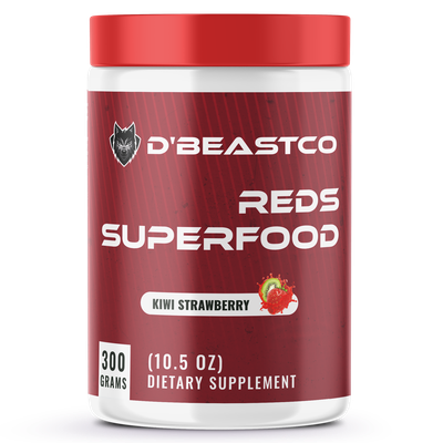 dBeastco Red Superfood - Kiwi Strawberry