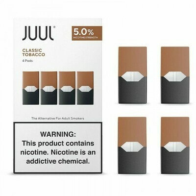 CLASSIC TOBACCO 5% Nicotine Strength JUULpod 4-Pack