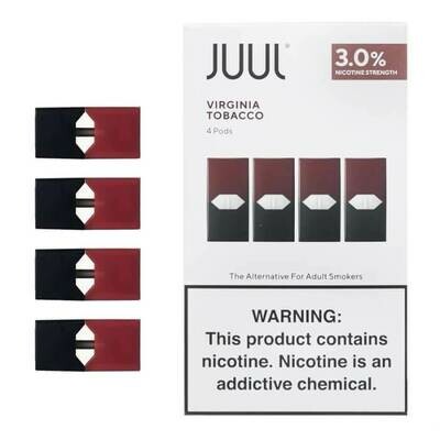 VIRGINIA TOBACCO 3% Nicotine Strength JUULpod 4-Pack