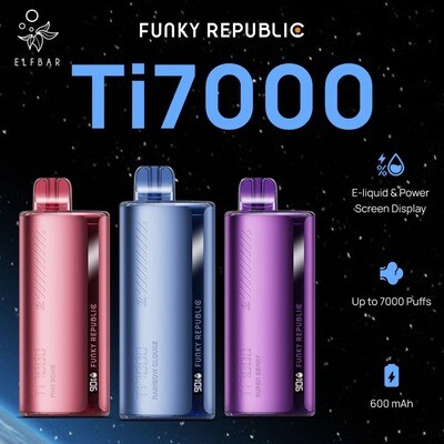 Funky Republic Ti7000 - 7000 Puffs