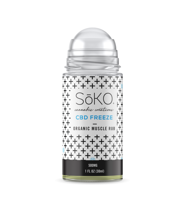 Soko Hemp CBD Freeze Roll-On Topical Soko Hemp CBD Freeze Roll-On Topical