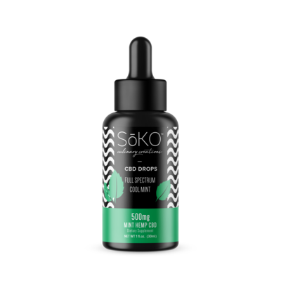 Soko Hemp CBD 500mg Mint Tincture Soko Hemp CBD 500mg Mint Tincture