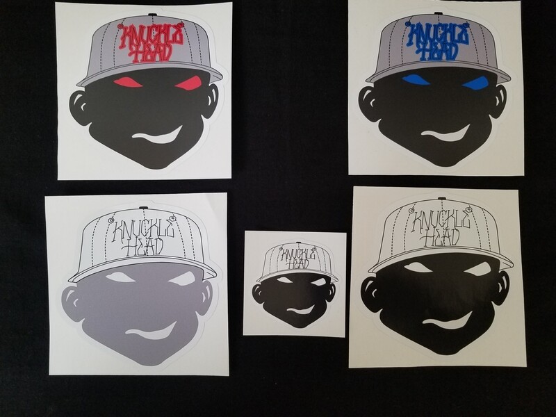 KnuckleHead Truck/Car Stickers. 4&quot;x4.5&quot;