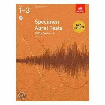 ABRSM Specimen Aural Tests, Grades 1-3 (Book with 2CD)