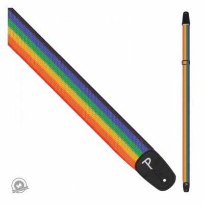 Perri's Polyester Pro Guitar Strap - Rainbow
