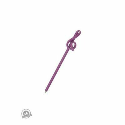 Bent Pen Purple - Treble Clef Shaped Pen