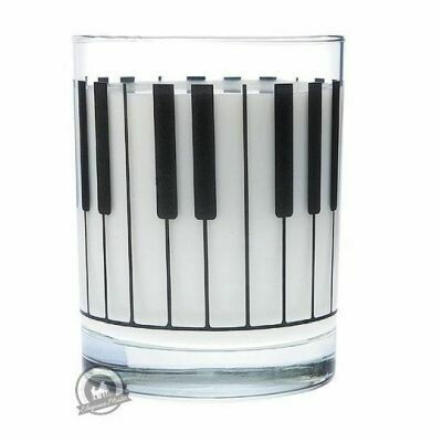 Clear Glass Tumbler: Keyboard