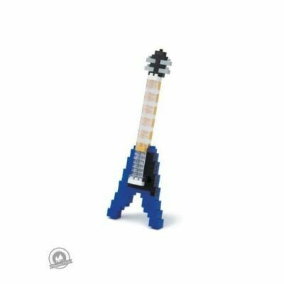 Nanoblock Electric Guitar - Blue