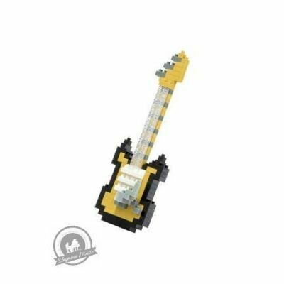 Nanoblock Electric Guitar Black And Yellow