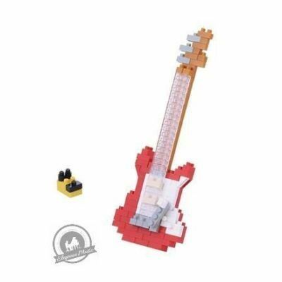Nanoblock Electric Guitar - Red