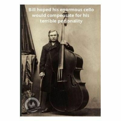 Greeting Card - Enormous Cello