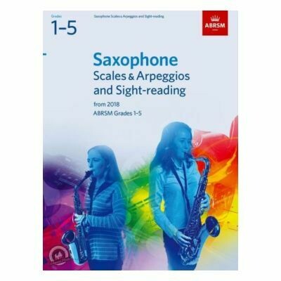 ABRSM Saxophone Scales and Arpeggios (Grades 1-5 From 2018)