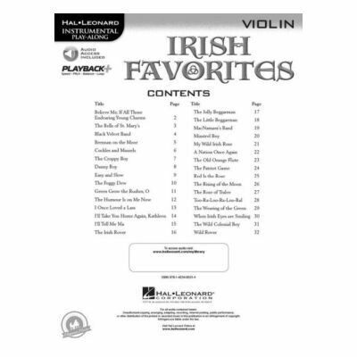 Irish Favorites - Violin (with CD)