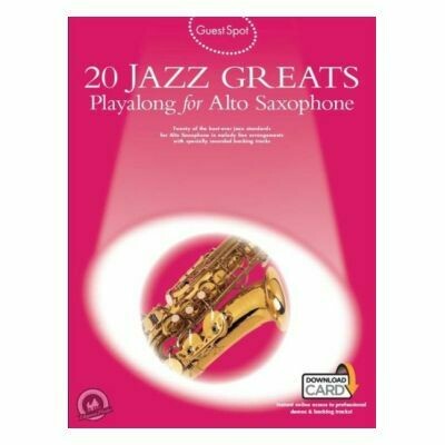 Guest Spot - 20 Jazz Greats Playalong For Alto Sax