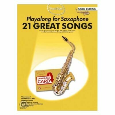 Guest Spot - Playalong 21 Great Songs Gold Edition For Alto Saxo