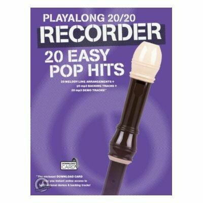 Playalong 20/20 Recorder: 20 Easy Pop Hits (with Audio-Online)