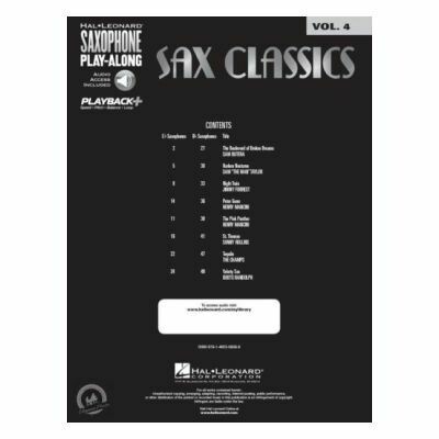 Saxophone Play-Along Volume 4: Sax Classics (Book/Online Audio)