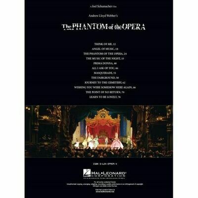 Andrew Lloyd Webber: The Phantom Of The Opera - Movie Selections