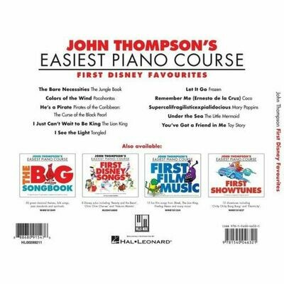 John Thompson's Piano Course First Disney Favourites