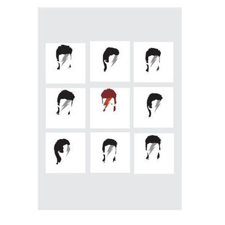 PopArt Greeting Card - Bowie