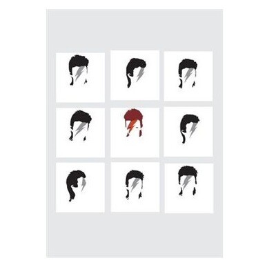 PopArt Greeting Card - Bowie