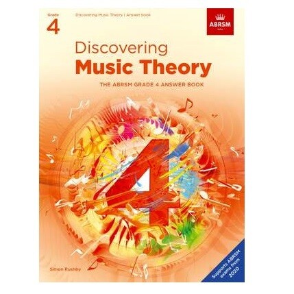 ABRSM Discovering Music Theory Answer Book -  Grade 4