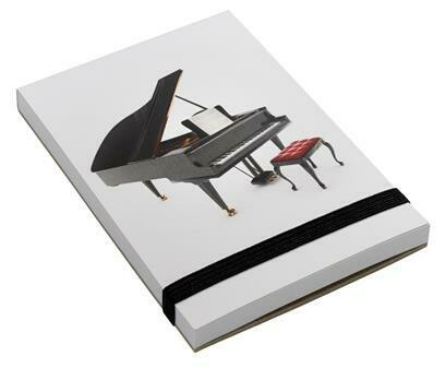 Note pad A7 - Grand Piano