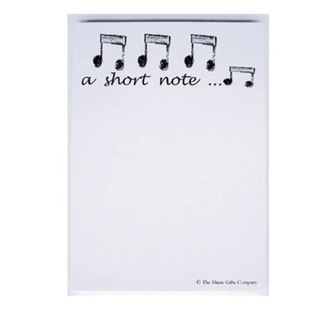A Short Note Notepad