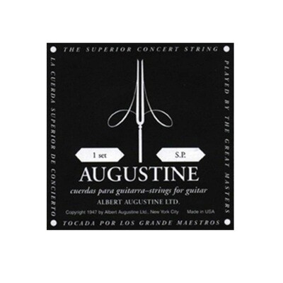 Augustine Acoustic Guitar Strings Set - Black