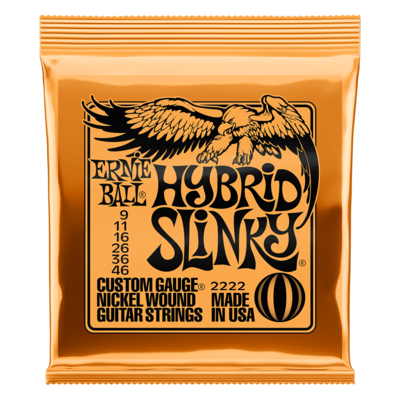 Ernie Ball Hybrid Slinky Electric Guitar Strings (Set)