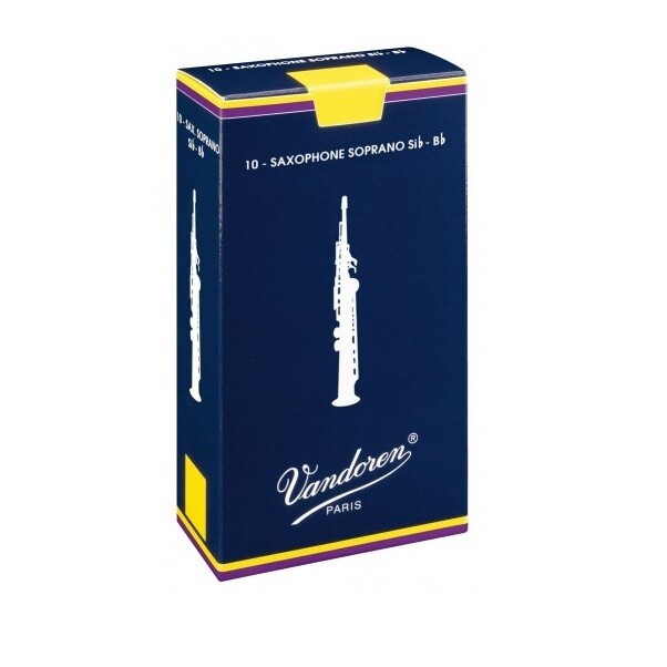 Vandoren Reeds Soprano Sax Bb 2.5 Traditional (10 BOX)