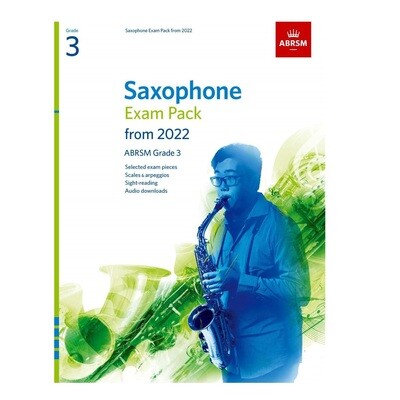 ABRSM Saxophone Exam Pack Grade 3 2022-2025