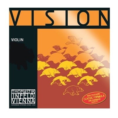 Vision Silver Wound Synthetic Core, Violin D String. 4/4 (Strong)