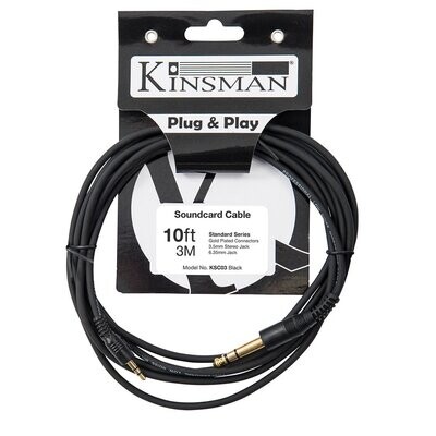 Kinsman Standard Cable Stereo to 6.35mm Jack