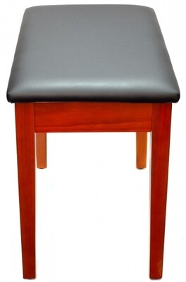 Montford Piano Stool with Storage - Gloss Teak Finish
