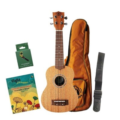 Bumblebee BUS30 Soprano Ukulele Pack - English