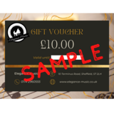 £10 Gift Voucher (Physical Voucher)