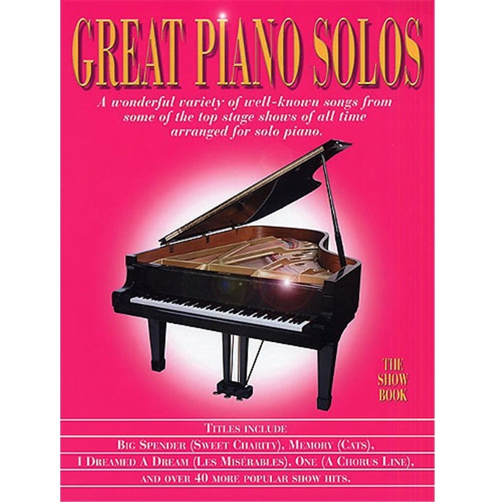 Great Piano Solos - The Show Book