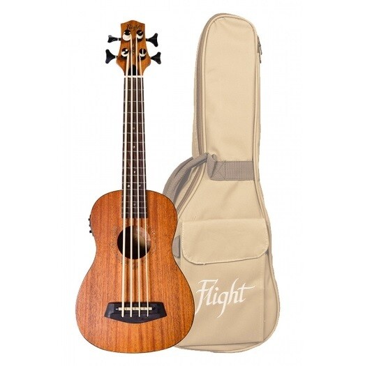 Flight DUBS Electro-Acoustic Bass Ukulele (with bag)