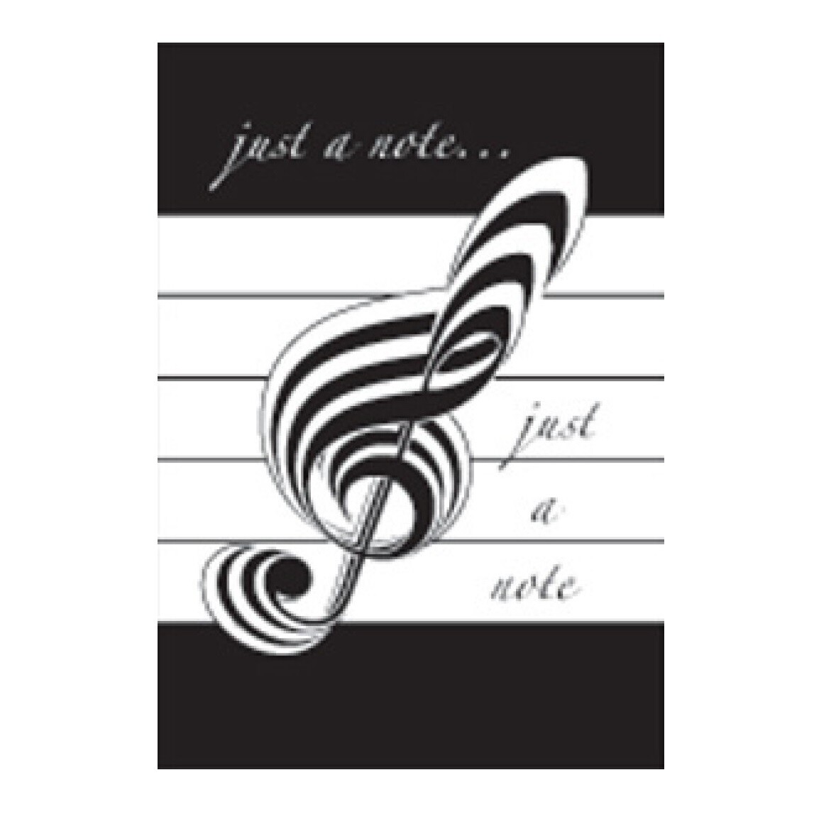 Greeting Card - Just A Note