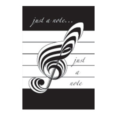 Greeting Card - Just A Note